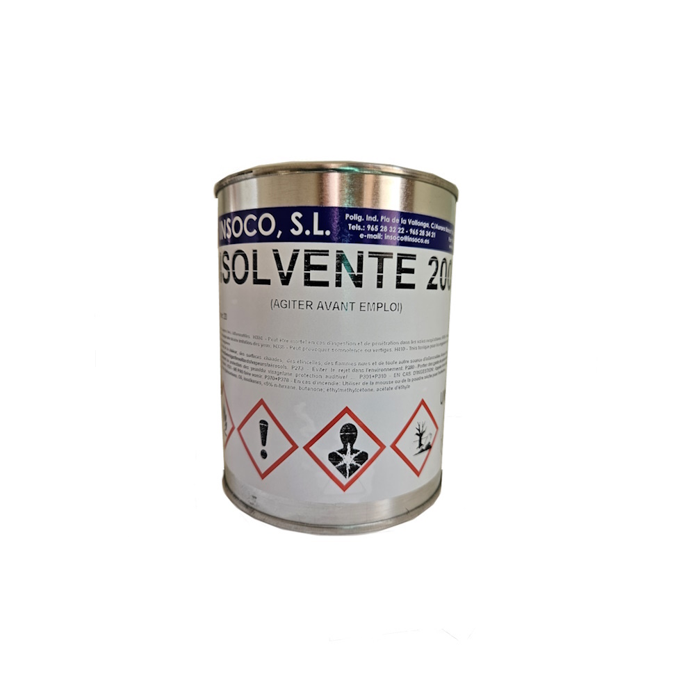Solvent 2000 pour colle Neoprene Insoco